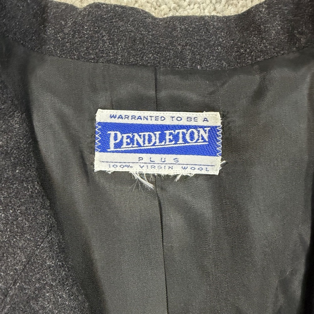 Pendleton L Double Breasted Wool Blazer Lined Str… - image 2